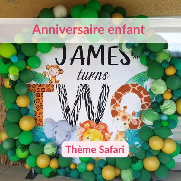 Un anniversaire Safari pour petits explorateurs en herbe