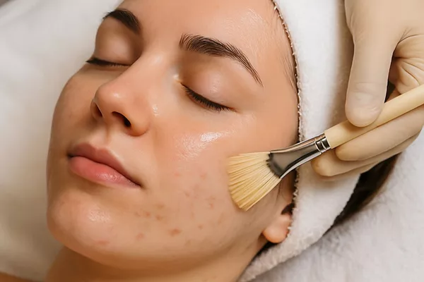 Peeling aux acides de fruits – soin anti-acné
