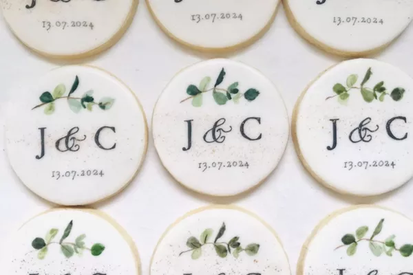 Biscuits personnalisés pour mariage & fiançailles