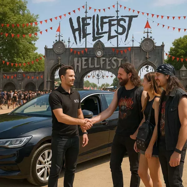 VTC Hellfest 2026 Clisson : Chauffeur Privé depuis Nantes, Aéroport & Toute la Loire-Atlantique