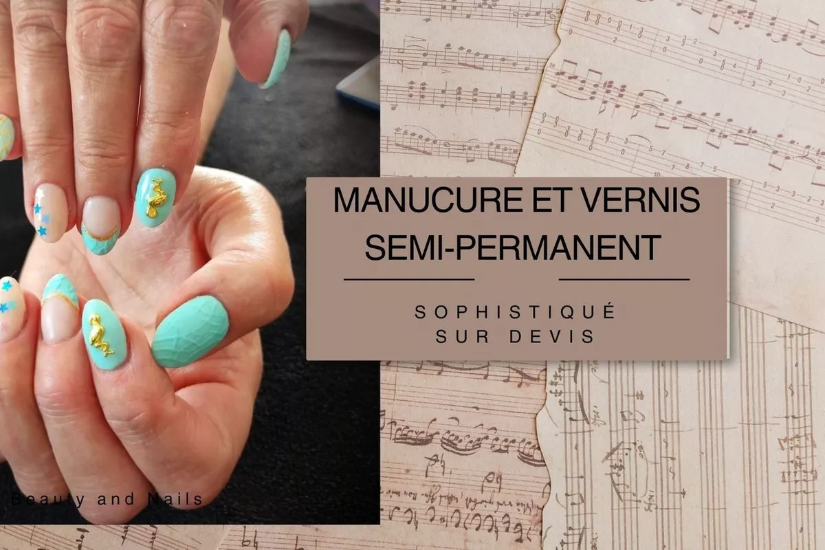 Manucure + semi permanent Sophistiqué 