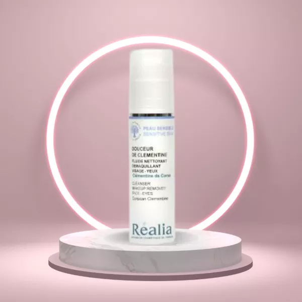 Description :  Douceur de Clémentine - Fluide Nettoyant Démaquillant Visage et Yeux