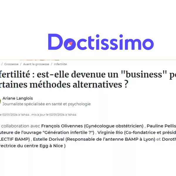 Doctissimo - Infertilité : Quand le Soutien Devient Lumière - L'Approche Pionnière d'EGG Centre.h
