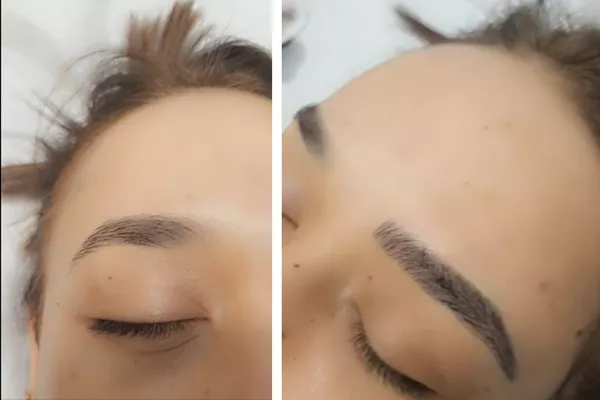 Épilation Sourcils avec teinture