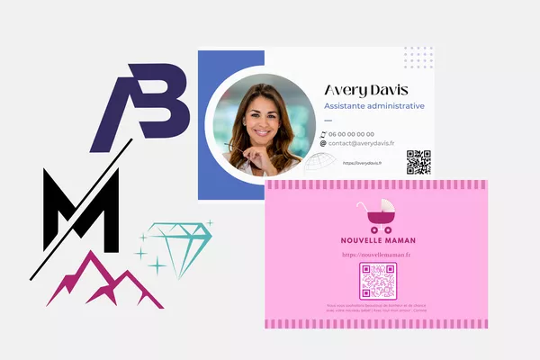 Forfait identité visuelle (Logo + Carte visite + Flyers)