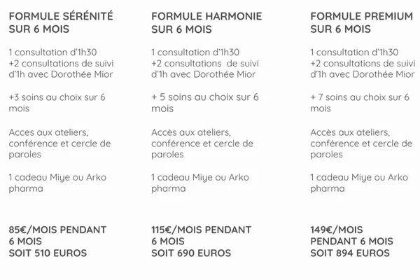 ACCOMPAGNEMENT SUR 6 MOIS