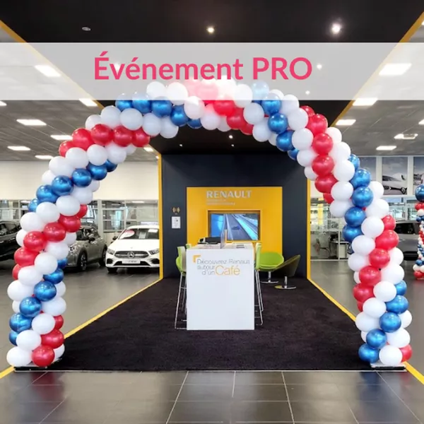 Événement professionnel Renault : décoration et ambiance sur mesure