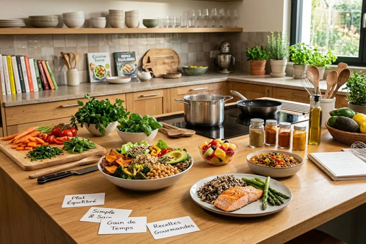 Apprendre à cuisiner des plats sains et équilibrés
