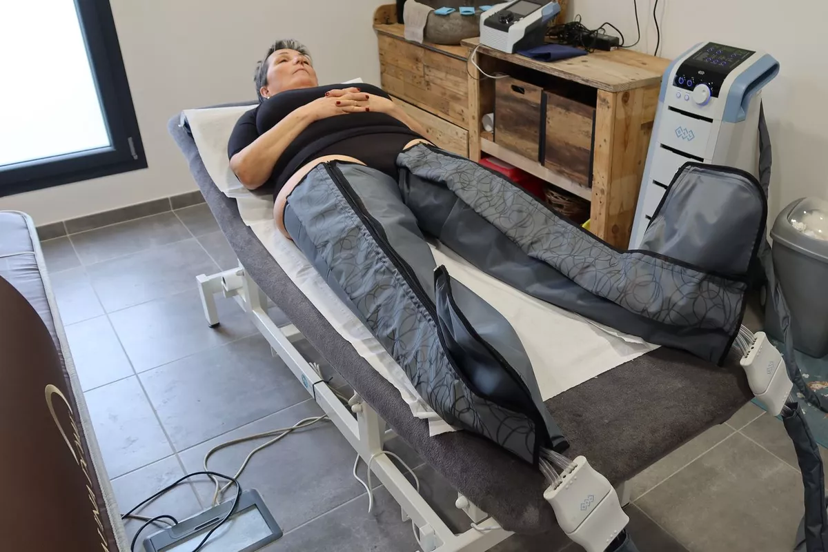Pressothérapie des jambes