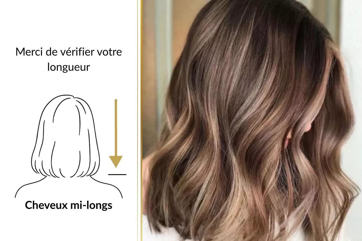 Ombre hair & Balayage - Cheveux mi-longs